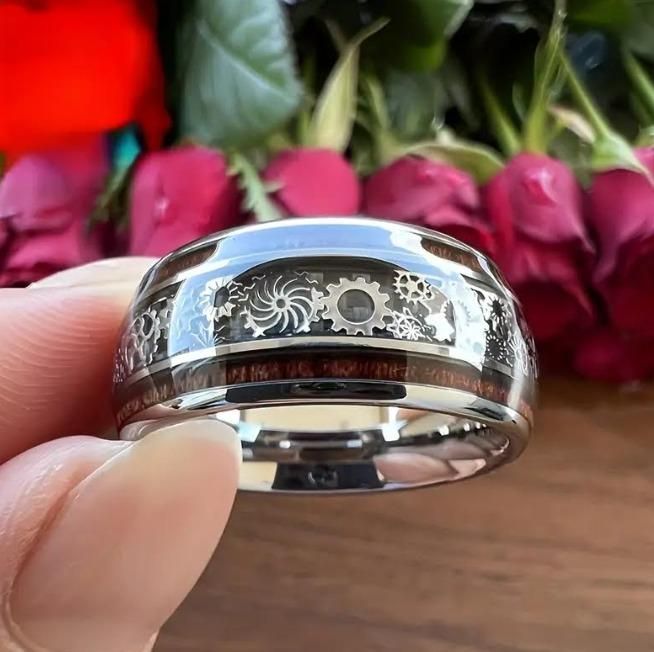 Luxurious "Gear" design Stainless Steel Ring