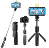 Extendable 3-in-1 Selfie Stick Tripod with Bluetooth Remote!