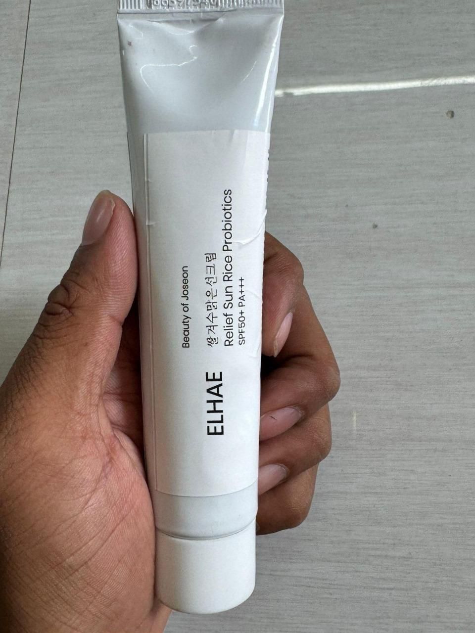 ELHAE Sunscreen Rice Probiotics SPF50+ Skin Whitening Cream (50 ml)