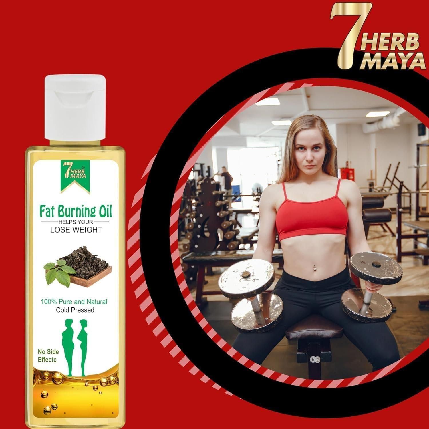 7 Herb Fat Burning Oil (Pack of 2)