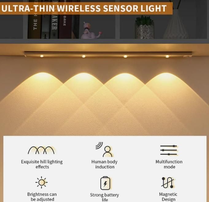 LED Motion Sensor Light With USB Charging (VIRAL)