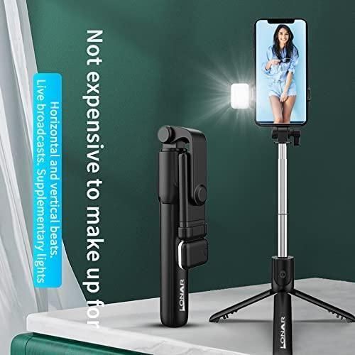 Extendable 3-in-1 Selfie Stick Tripod with Bluetooth Remote!